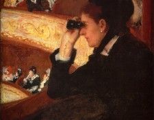 Cassatt Mary At The Opera.  