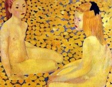 Amiet Cuno The yellow girls Sun. Amiet, ����