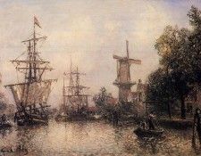 Jongkind Johan Berthold The Port of Rotterdam2. Jongkind, ����� ��������