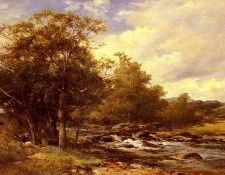 Bates David Resting Beside A River. , 