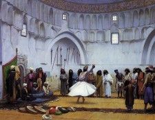 Gerome Jean Leon Whirling Dervishes. , -