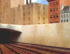 hopper approaching a city 1946.  
