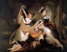 Fussli Johann Falstaff in bath Sun. Fuseli, 