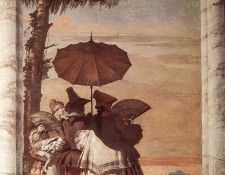 TIEPOLO Giovanni Domenico Summer Stroll. ,  