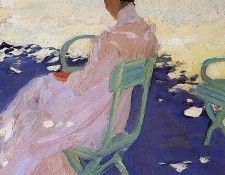 Bibrovsky Grigory Woman in a chair Sun. ����������, ��������