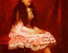 Gilbert Victor Gabriel Portrait De Jeune Fille. �������, ������ ��������