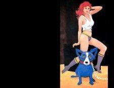 blue dog csg021. Rodrique, 