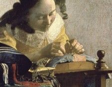 The Lacemaker, Jan Vermeer - 1600x1200 - ID 7495. Vermeer, Johannes