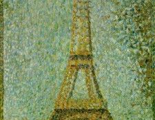 Seurat The Eiffel Tower, 1889,. ����, ����