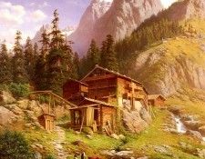 Engelhardt Georg An Alpine Mill House. �����������, �����