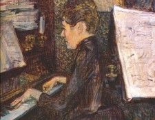 lautrec mlle marie dihau at the piano 1890. -,  