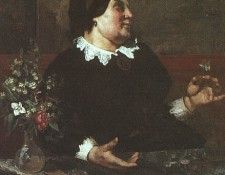 Courbet La Mere Gregoire, 1855-59, The Art Institute of Chic. , 