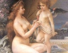 Danger Henri Camille Aphrodite and Eros 1917. ,  