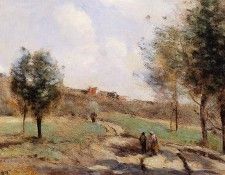 Corot Jean Coubron route Montante Sun. , --