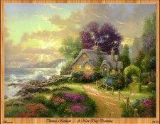 Thomas Kinkade - A New Day Dawning (Abraxsis). ������� �����