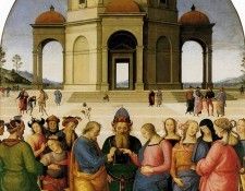 Perugino The Betrothal of the Virgin. ���������, ������