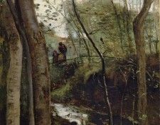 Corot Stream in the Woods aka Un ruisseau sous bois. ����, ���-������-������
