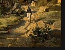 Corot A View near Volterra, 1838, Detalj 2, NG Washington. ����, ���-������-������