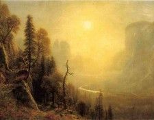 Bierstadt Albert Study for Yosemite Valley Glacier Point Trail. , 