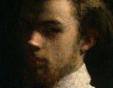 Fantin Latour Self Portrait 1858 detail1. -, ---