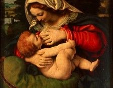 Solario La vierge au coussin vert, Louvre. Solario, ������