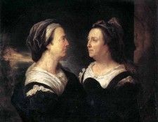 RIGAUD Hyacinthe Portrait Of The Artists Mother.  