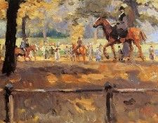 Isra�l Isaac Hyde Park Rotten Row Sun. Israels, �����