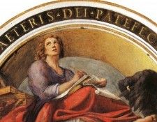 Correggio Lunette with St. John the Evangelist, Church of Sa. ��������