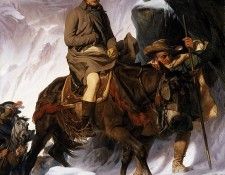 Napoleon Crossing the Alps, 1850. Деларош, Поль