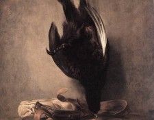 Chardin Still Life with Dead Pheasant and Hunting Bag. ������, ���-������ ������