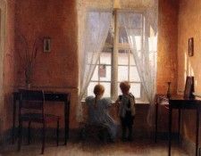Peder Vilhelm Ilsted Ved Vinduet ( A the Window). Ilsted,  