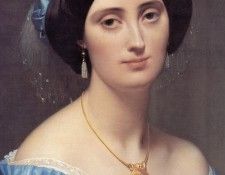 Ingres Princess Albert de Broglie detail. ����, ��� ����� �������