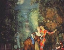 somov harlequin and lady 1912. 