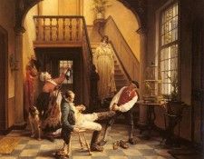 Col Jan David Retour De Chasse.   
