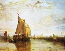 Turner Joseph Mallord William Dort the Dort Packet Boat from Rotterdam Bacalmed. ,   