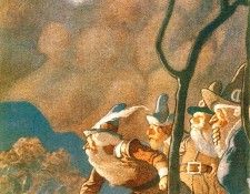 Rip Van Winkle 0009 The Wee Folk N.C.Wyeth sqs r. ,  