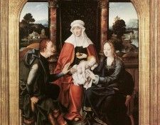 CLEVE Joos van St Anne With The Virgin And Child And St Joachim. ,  
