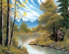 bob ross csg046 foot of the mountain. ����, ���