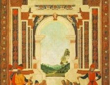 Perugino Pietro The Miracles of San Bernardino The Healing of a Young 1473. ���������, ������