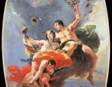 Tiepolo The Triumph of Zephyr and Flora. ,  