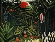 Rousseau,H. Landscape with monkeys, ca 1910, Barnes foundati. , 