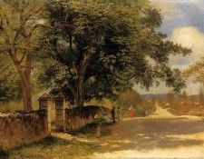 Bierstadt Albert Street in Nassau. ��������, �������
