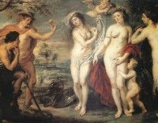 Rubens The Judgment of Paris c1639. ,  