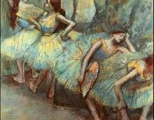 Degas Ballet Dancers in the Wings, 1890-95. ����, �����-������-����