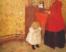 vuillard mother and child c1900. �����, ������