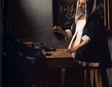 Woman with a Balance. Vermeer, Johannes