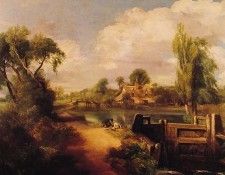 Landscape Boys Fishing.  