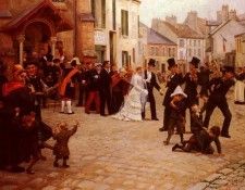 Deneux Gabriel Charles The Wedding. Deneux,  