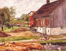 symons barnyard scene. ������