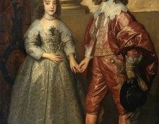 Dyck Anthony van William II Prince of Orange and Princess Henrietta Mary Stuart. ,  